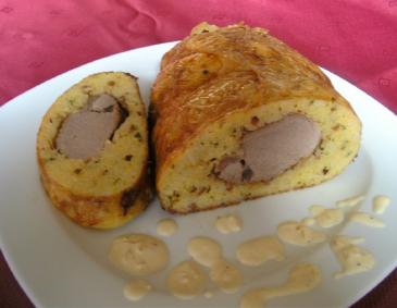 Kalbsfilet im Speck-Reismantel Kalbsfilet im Speck-Reismantel