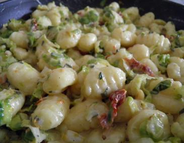 Gnocchi mit Kohlsprossen Gnocchi mit Kohlsprossen