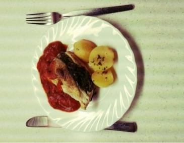 Pikant gefüllte Hühnerschnitzel Pikant gefüllte Hühnerschnitzel