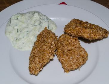 Putenschnitzel in Cornflakes Putenschnitzel in Cornflakes