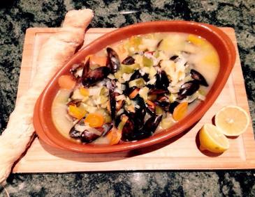 Miesmuscheln in Weißwein Miesmuscheln in Weißwein