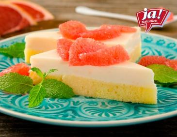 Grapefruit-Joghurtcreme-Schnitte Grapefruit-Joghurtcreme-Schnitte
