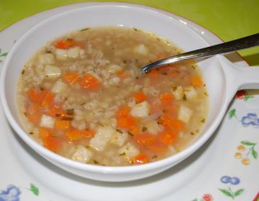Steirische Rollgerstlsuppe Steirische Rollgerstlsuppe