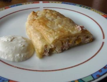 Schinken-Mais-Strudel Schinken-Mais-Strudel