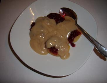 Zimtapfel mit Vanillesauce Zimtapfel mit Vanillesauce