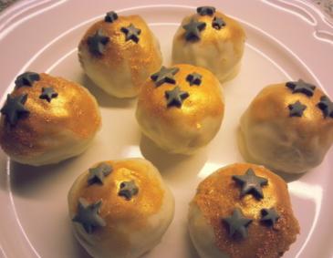 Sternschnuppen Cakepops Sternschnuppen Cakepops