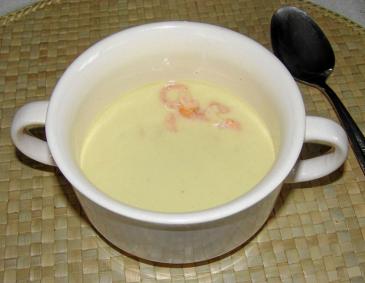 Kokossuppe mit Crevetten Kokossuppe mit Crevetten