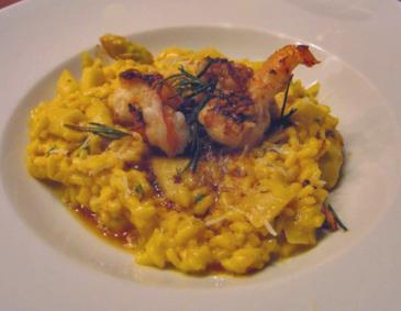 Safranrisotto mit Meeresfrüchten Safranrisotto mit Meeresfrüchten