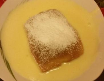 Vollkornbuchteln mit Vanillesauce Vollkornbuchteln mit Vanillesauce