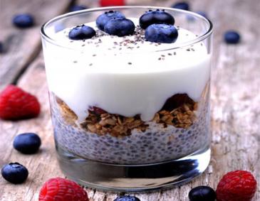 Chia-Pudding-Dessert Chia-Pudding-Dessert