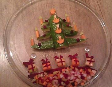 Weihnachtssalat vegan Weihnachtssalat vegan