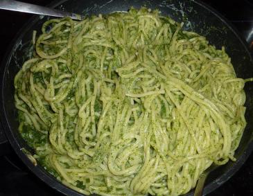 Spinatspaghetti Spinatspaghetti