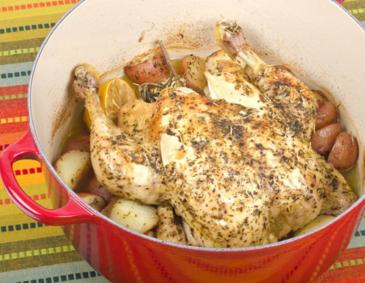 Wintergrillen - Brathendl aus dem Dutch-Oven Wintergrillen - Brathendl aus dem Dutch-Oven
