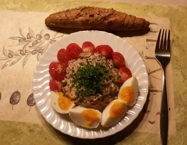 Garnierter Rindfleischsalat Garnierter Rindfleischsalat