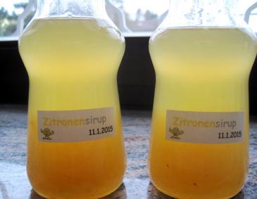 Zitronensirup Zitronensirup