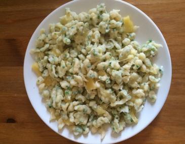 Käsespätzle mit Speck Käsespätzle mit Speck