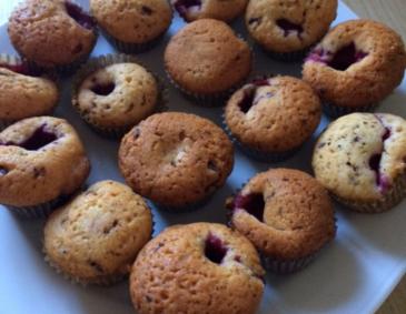 Himbeer-Muffins Himbeer-Muffins