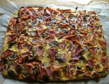 Pizza ohne Teigboden Pizza ohne Teigboden