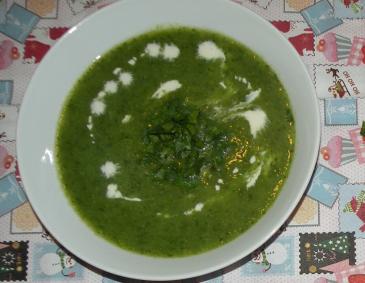 Zucchini-Petersilsuppe Zucchini-Petersilsuppe