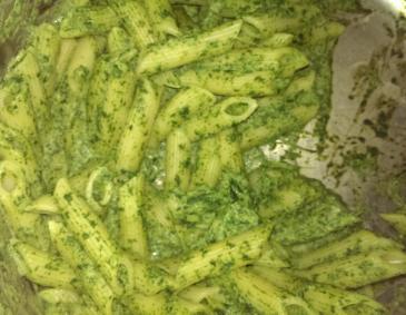 Spinat-Käse-Sauce für Penne Spinat-Käse-Sauce für Penne