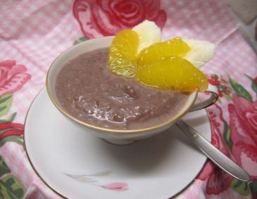 Adzukibohnen-Cremedessert Adzukibohnen-Cremedessert