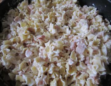 Schinkenrahmfleckerl Schinkenrahmfleckerl
