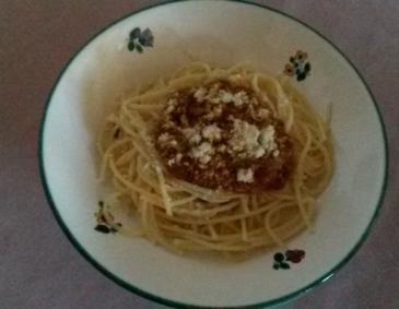 Spaghetti mit Tomatensauce Spaghetti mit Tomatensauce