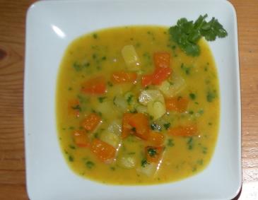 Kürbis-Kartoffelsuppe Kürbis-Kartoffelsuppe