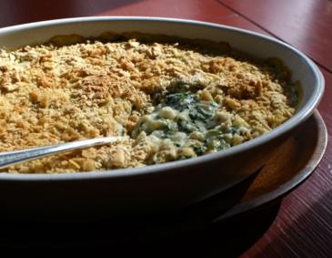 Creamy Hominy Spinach Casserole Creamy Hominy Spinach Casserole