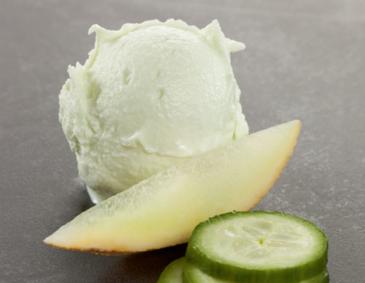 Gurken-Melonen-Sorbet Gurken-Melonen-Sorbet