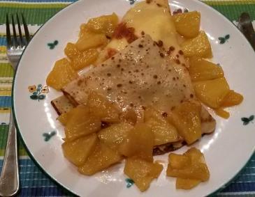 Topfen-Ananas Palatschinken Topfen-Ananas Palatschinken