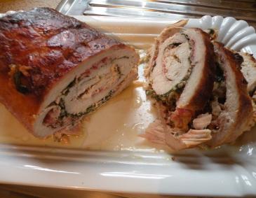 Rollbraten mit Spinat Rollbraten mit Spinat