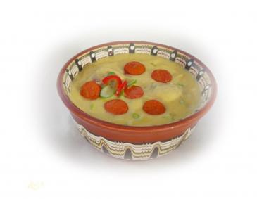 Kartoffelsuppe mit Debreziner Kartoffelsuppe mit Debreziner