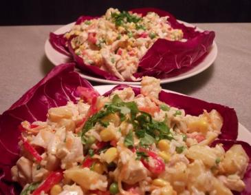 Hühner-Ananas-Reis-Salat Hühner-Ananas-Reis-Salat