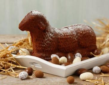 Schoko-Kirsch-Osterlamm Schoko-Kirsch-Osterlamm