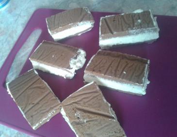 Milchschnitte "selbst gemacht" Milchschnitte "selbst gemacht"