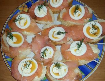 Lachs-Senf-Schnittchen Lachs-Senf-Schnittchen