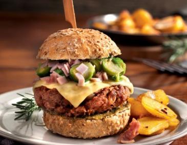 Wildschwein-Burger Wildschwein-Burger