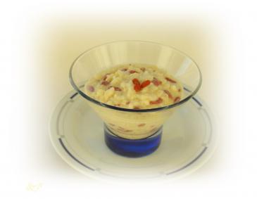 Milchreis mit Goji-Beeren Milchreis mit Goji-Beeren