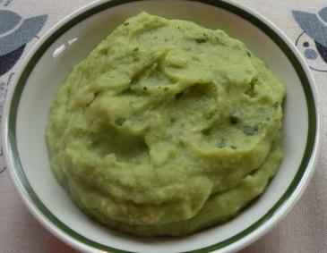 Erbsen-Erdäpfelpüree Erbsen-Erdäpfelpüree