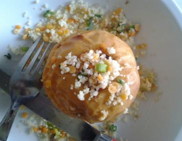Bratapfel mit Linsen und Couscous Bratapfel mit Linsen und Couscous