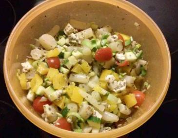 Bunter Schwarzwurzelsalat Bunter Schwarzwurzelsalat