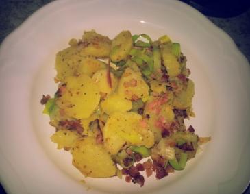 Kartoffel-Lauch-Speck-Pfanne Kartoffel-Lauch-Speck-Pfanne