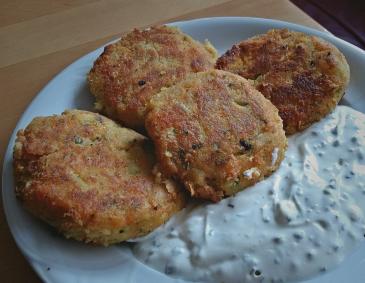 Gemüselaibchen mit Käse Gemüselaibchen mit Käse