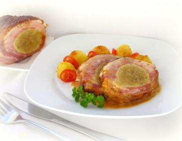 Gefüllter Schweinsbraten Gefüllter Schweinsbraten