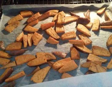 Süßkartoffelwedges Süßkartoffelwedges