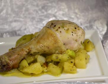 Huhn mit Schmorgemüse Huhn mit Schmorgemüse