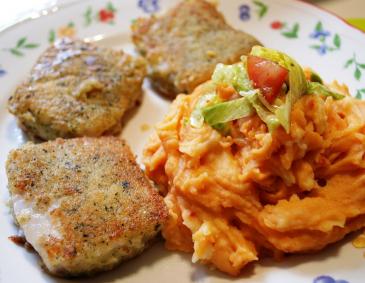 Erdäpfel-Püree mit Pesto Erdäpfel-Püree mit Pesto