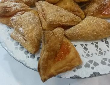 Blätterteig-Marmelade-Ecken Blätterteig-Marmelade-Ecken