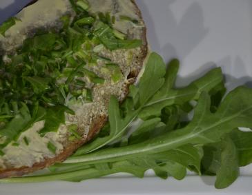 Butterbrot mit Rucola Butterbrot mit Rucola